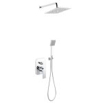 Ugradni I-Box set za tuš kabinu, Algeo Square/BAQ7P-SET1-S