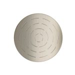 Round Shape Single Flow Maze Overhead Shower Stainless Steel
