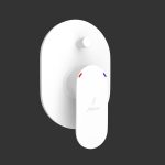 Single Lever Concealed Diverter White Matt