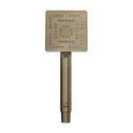 Square Shape Maze Hand Shower Antique Bronze