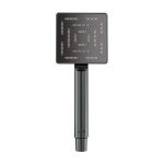 Square Shape Maze Hand Shower Graphite