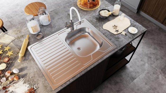 Slavina za sudoperu ili lavabo, Zumba BZA4W - Slika 2
