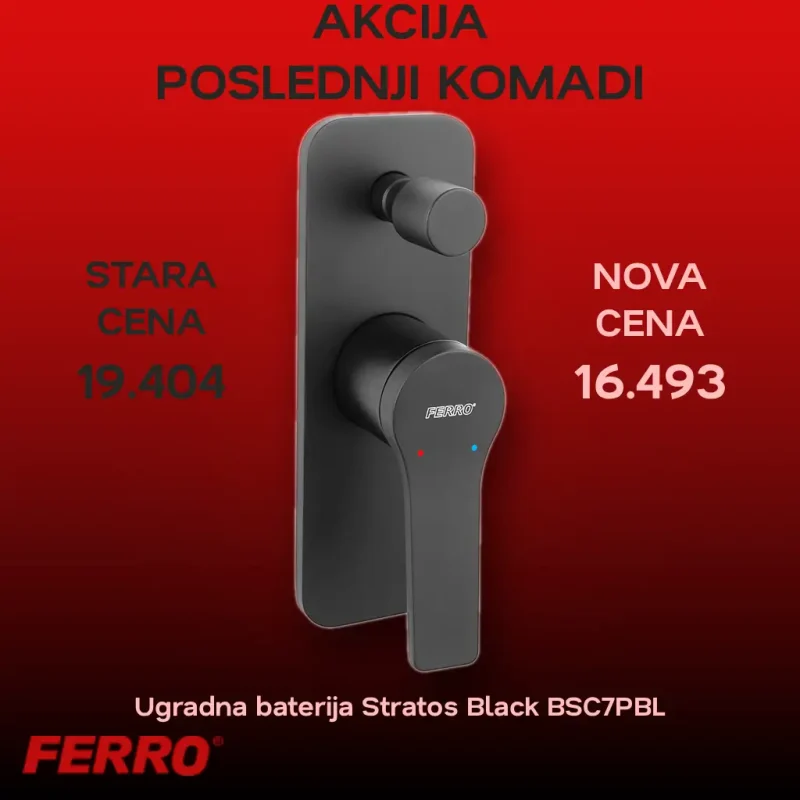 ferro STRATOS BLACK UGRADNA BATERIJA